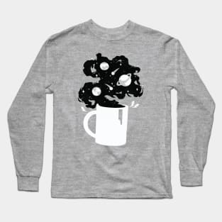 Galaxy Coffee - Black Long Sleeve T-Shirt